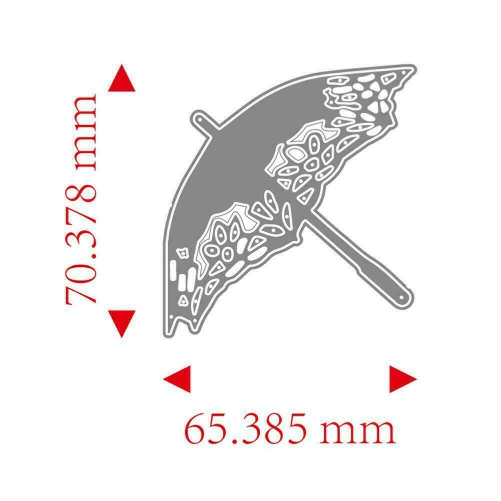 Umbrella Metal Cutting Dies Die Cut Stencil Embossing Scrapbooking Photo x1 L5K3