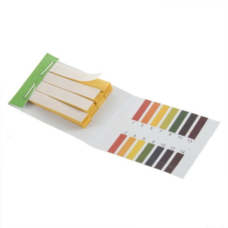 80 Strips Full pH 1-14 Test Indicator Litmus Paper Water Soil Testing Kit W5K9K9