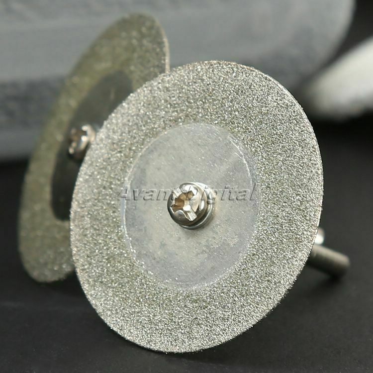 35mm Diamond Coated Cut-Off Wheels Disc Cutting Stone Jade Metal Rotary Tool 10x