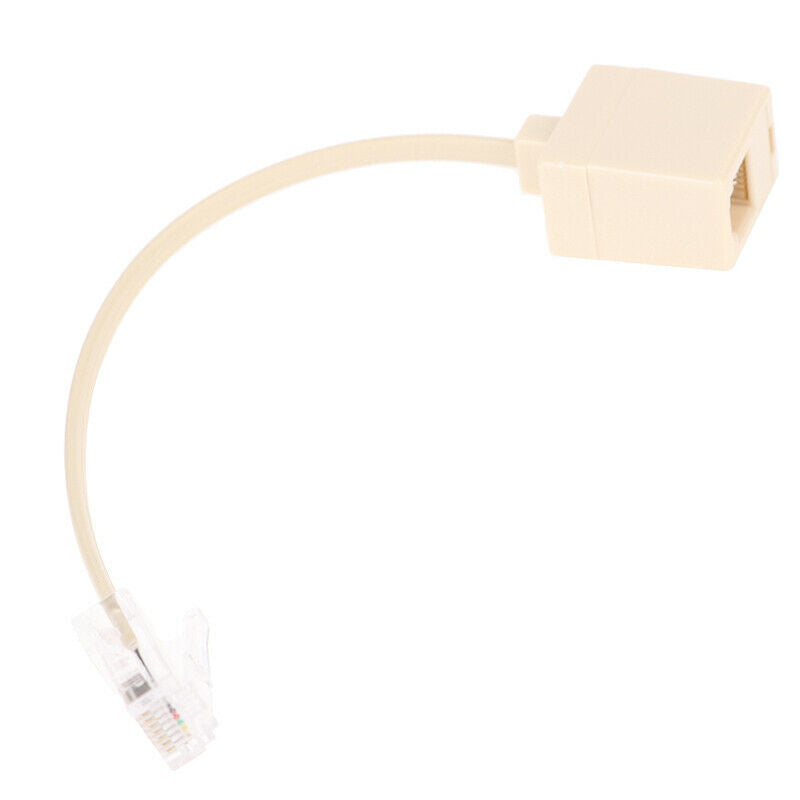 2pcs 8P4C / RJ45 male RJ11 6P4C to female M / F Adapter telephone Ethern.l8