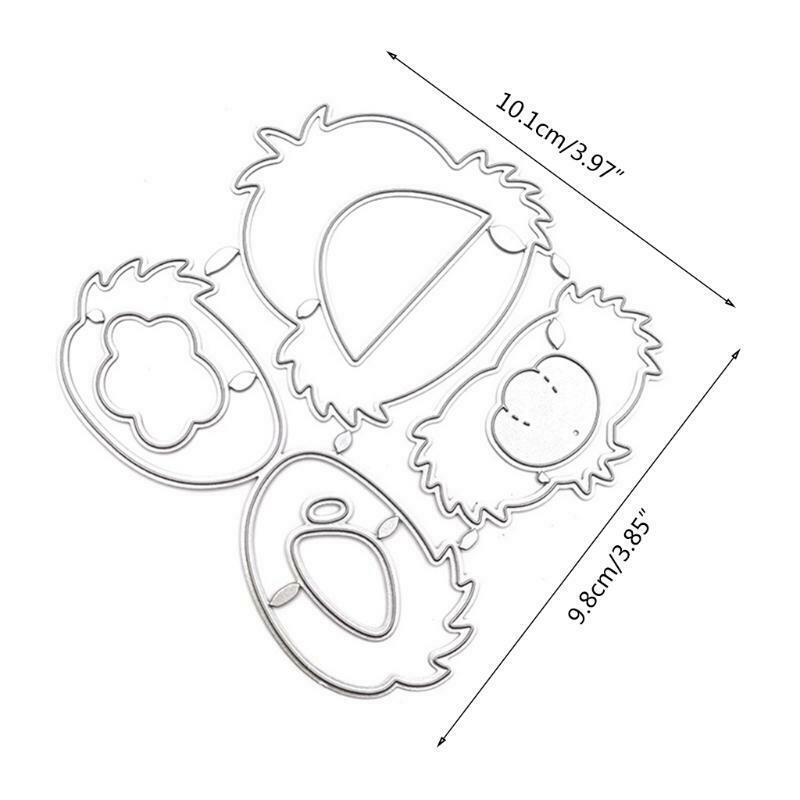 Dog Metal Cutting Dies Stencil Scrapbooking DIY Album Stamp Paper Card Mold Art