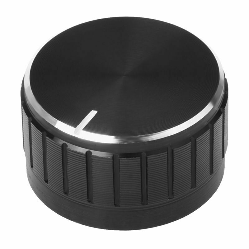 Black Aluminum Volume Control Amplifier Knob Wheel L2M1M1