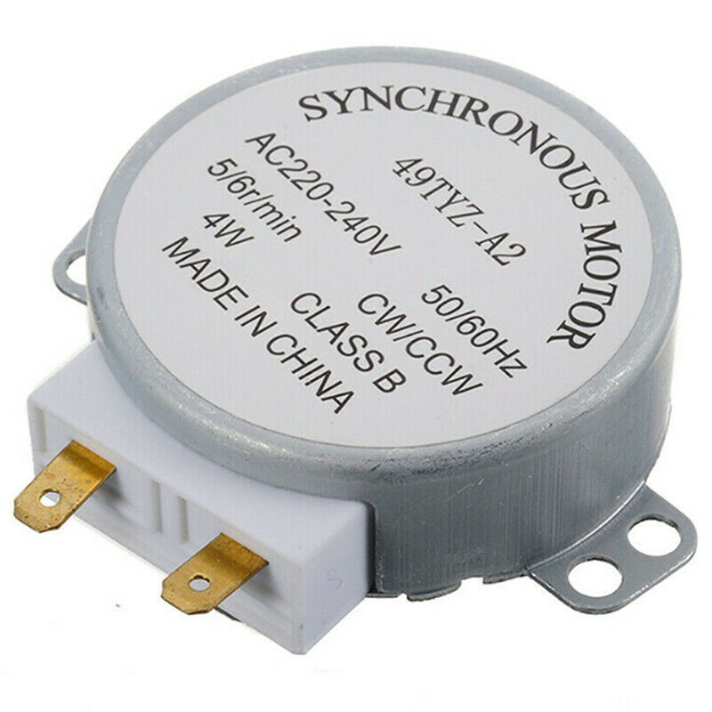 Microwave Oven Synchronous Motor 49TYZ-A2 AC 220-240V CW/CCW 4W 5/6  WF