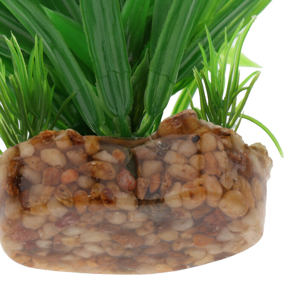 2xPlastic Terrarium Leaves Plant Decorative Ornament For Reptiles Amphibians