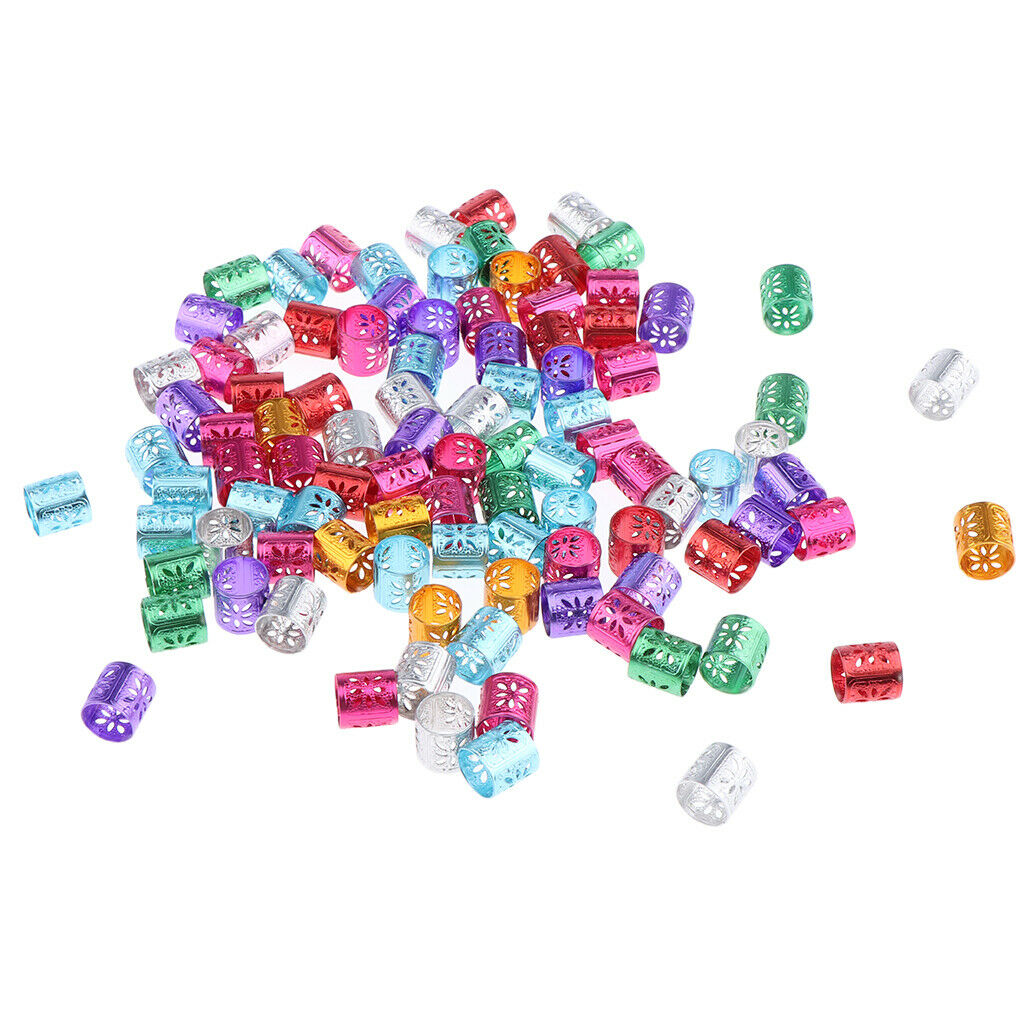 Dreadlocks Beads DIY Hair Braid Accessories Aluminum Braiding Rings for Hair