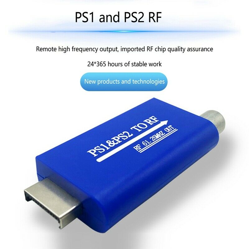 Signal Converter, Ps1/Ps2 to Rf Cable Old Tv Signal Rf Converter Is Suitable fM8