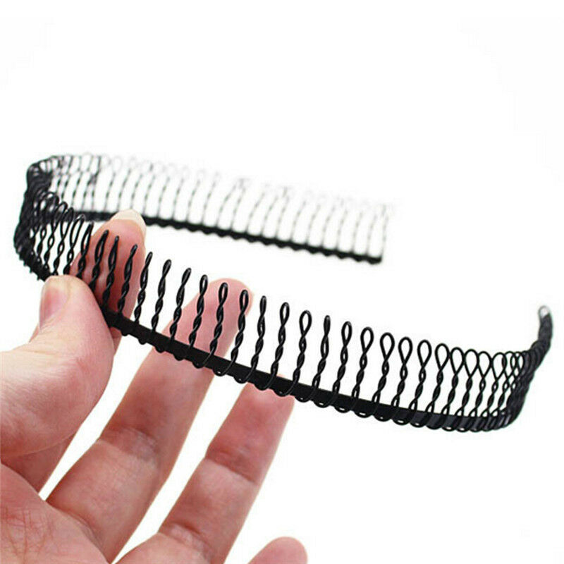 Practical Black Metal Teeth Comb Hairband Hair Hoop Headband For Woman Sexy BDAU