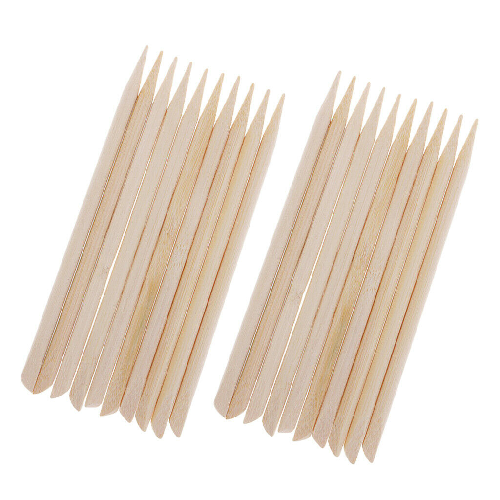 20Pcs Bamboo Wooden Stylus Tools Ideal for DIY Children Scratch Art Surfaces