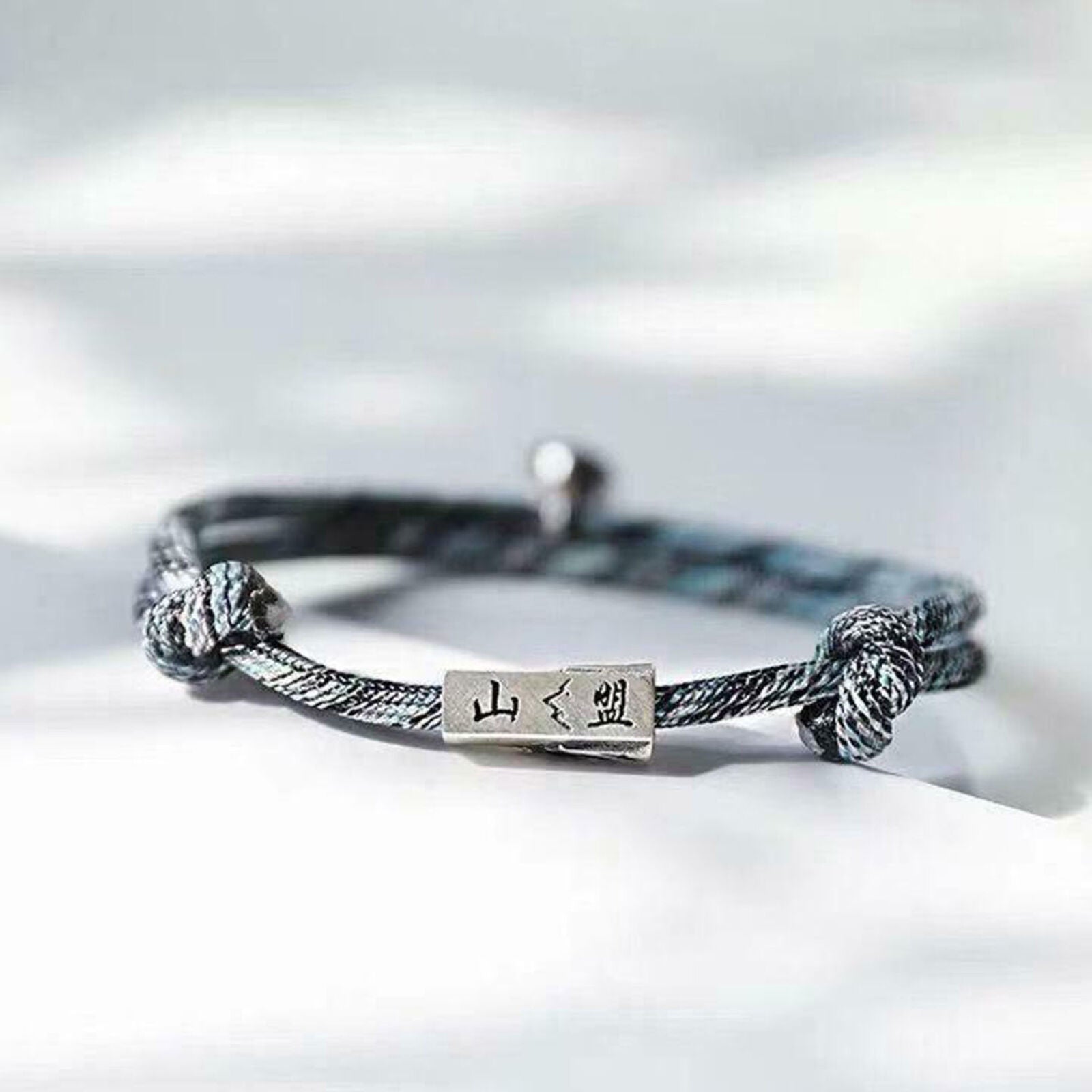 2Pcs Couple Bracelet Friendship Rope Braided Distance Magnetic Jewelry Lover Kit