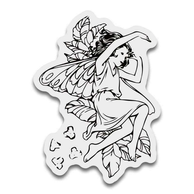 Butterfly Fairy Silicone Clear Seal Stamp DIY Scrapbooking Embossing Photo Album