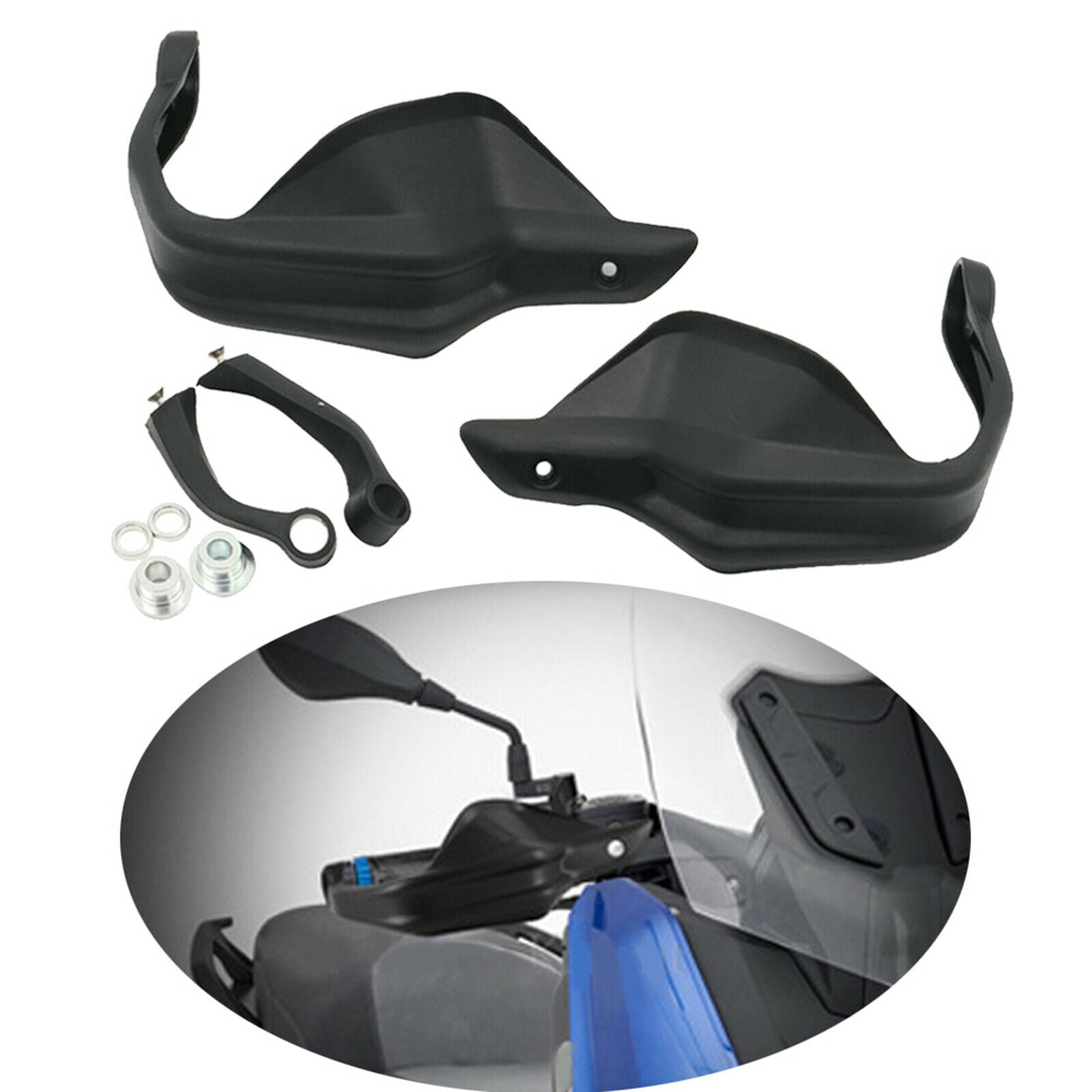 1 Pair ABS Motorcycle Hand Guard Protector Shield For BMW C400GT C400X