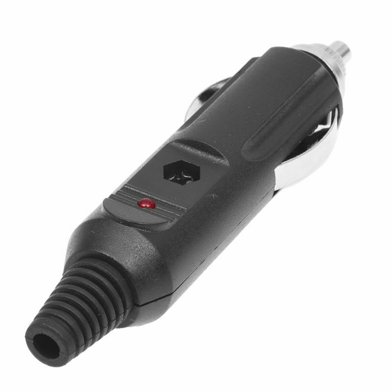 Male plug  charger socket LED car 12V truck Exchange fuse Z9P2P2