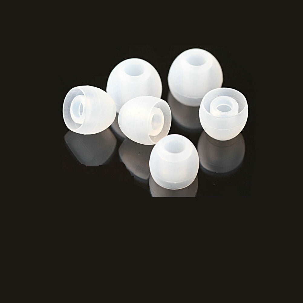 100X small size transparent silicone earbuds ear tip replacement tip cove.l8