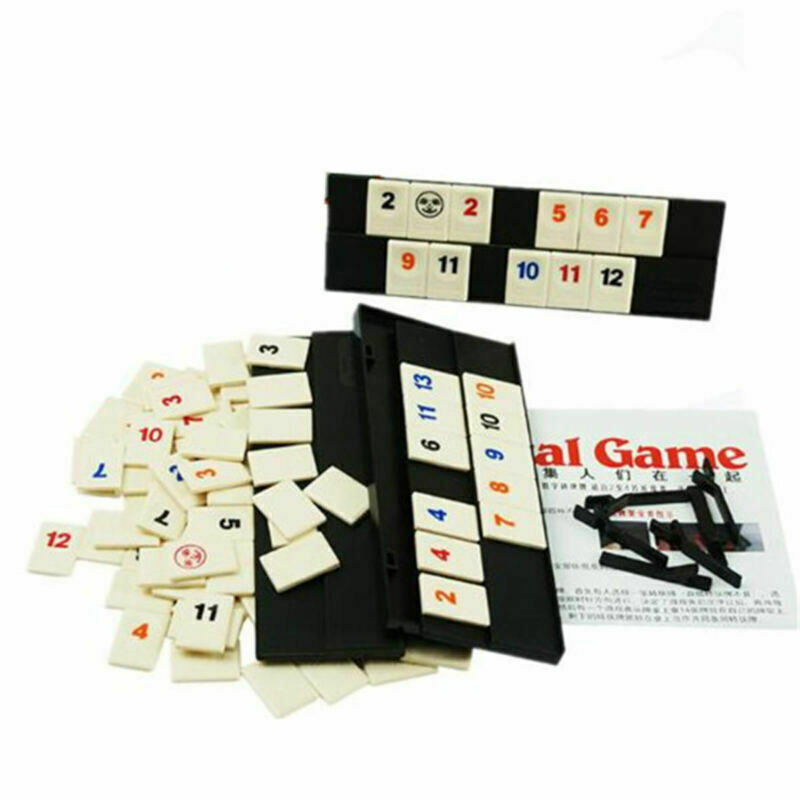 Portable Digital Board Game Israel Mahjong Rummikub 106 Tiles Family Travel