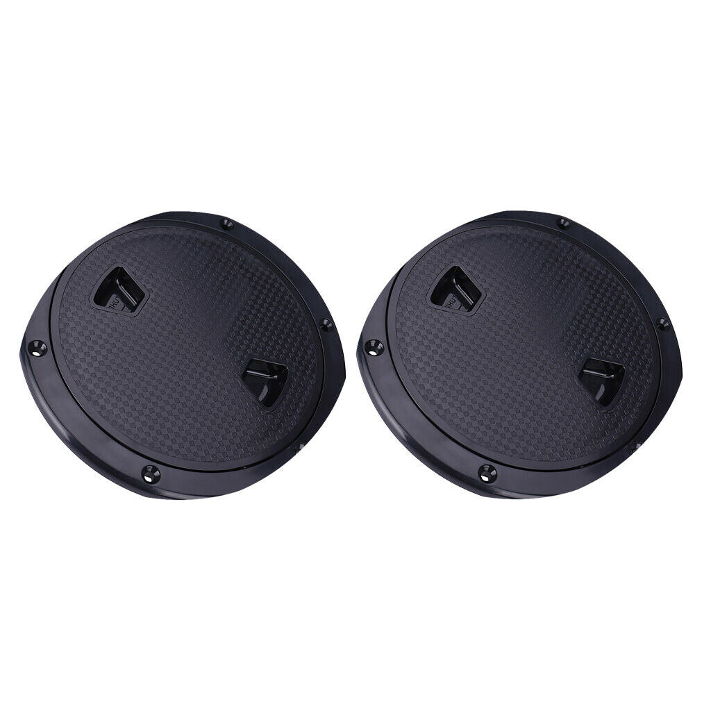 2pcs inch Inspection Hatch with Detachable Covers - Marine Access Deck Plate -
