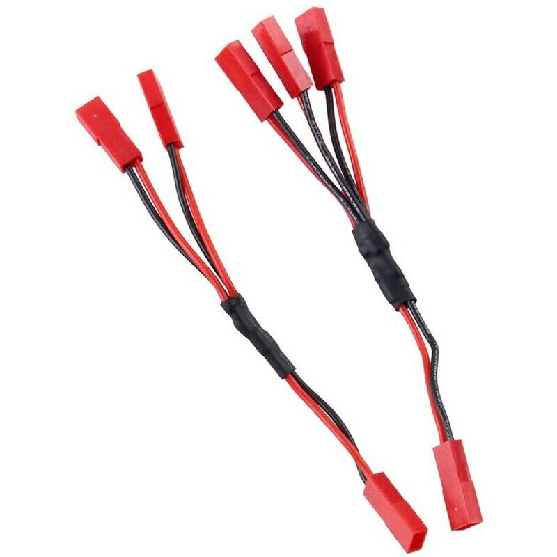 2X(JST Plug Splitter,JST Male Female Y Cable,JST Parallel Splitter Harness M3D1)
