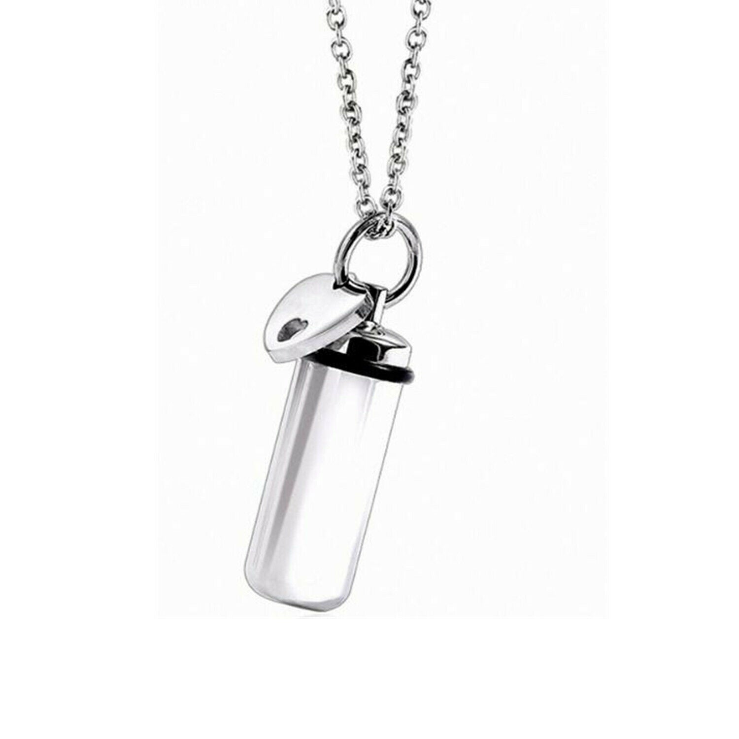 Stainless Steel Jewelry Cremation Ashes Keepsake Memorial Urn Necklace for Pet