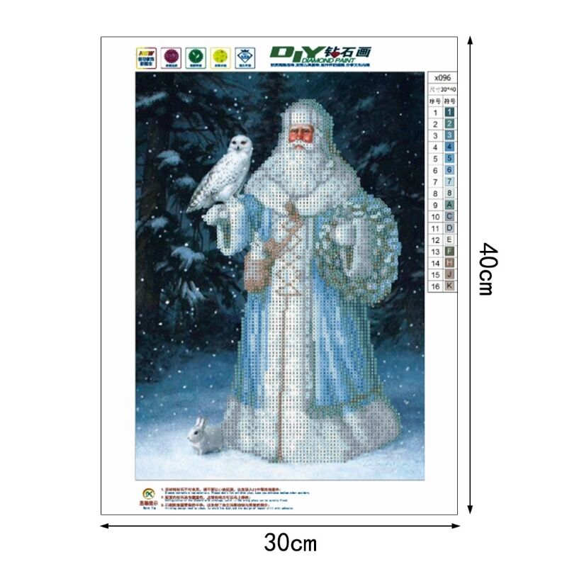 5D Diamond Embroidery Santa Claus Painting Cross Stitch DIY Art Craft Home Decor