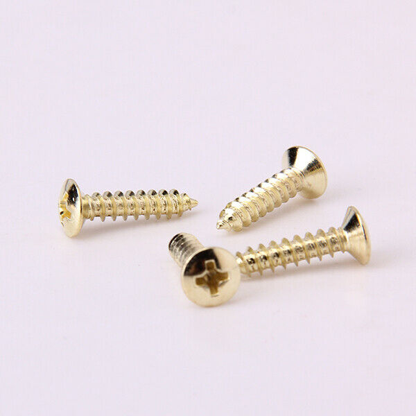 Set Of Guitar Golden Bridge 3 Compensated Saddle Spanner Screw