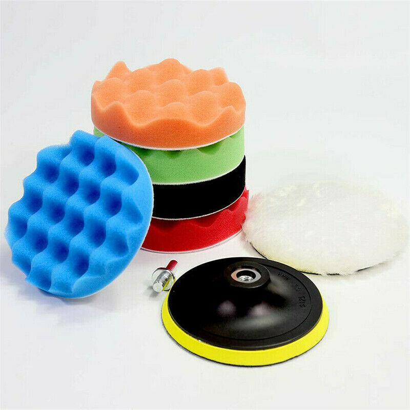 39Pcs Car Buffing Pads Polishing Pad Kit for Polisher Waxing Polishing Machine