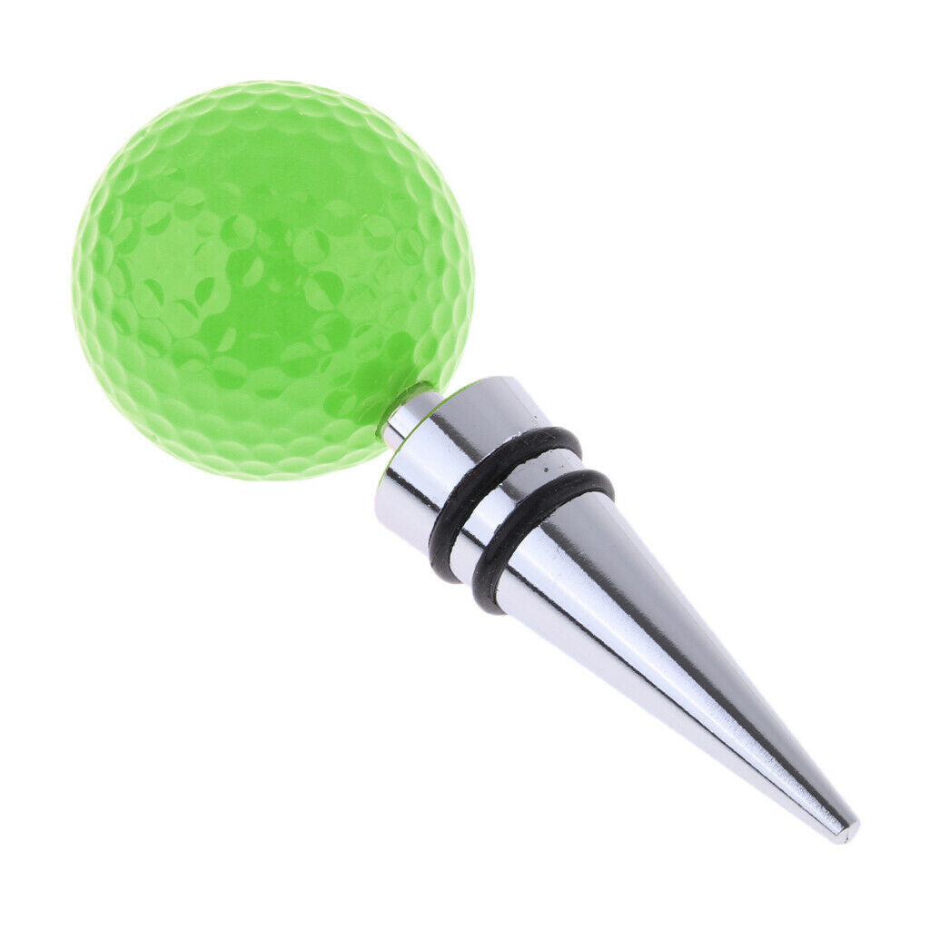 Golf Wine Stopper Bottle Sealer Replacement Stoppers Decorative Green