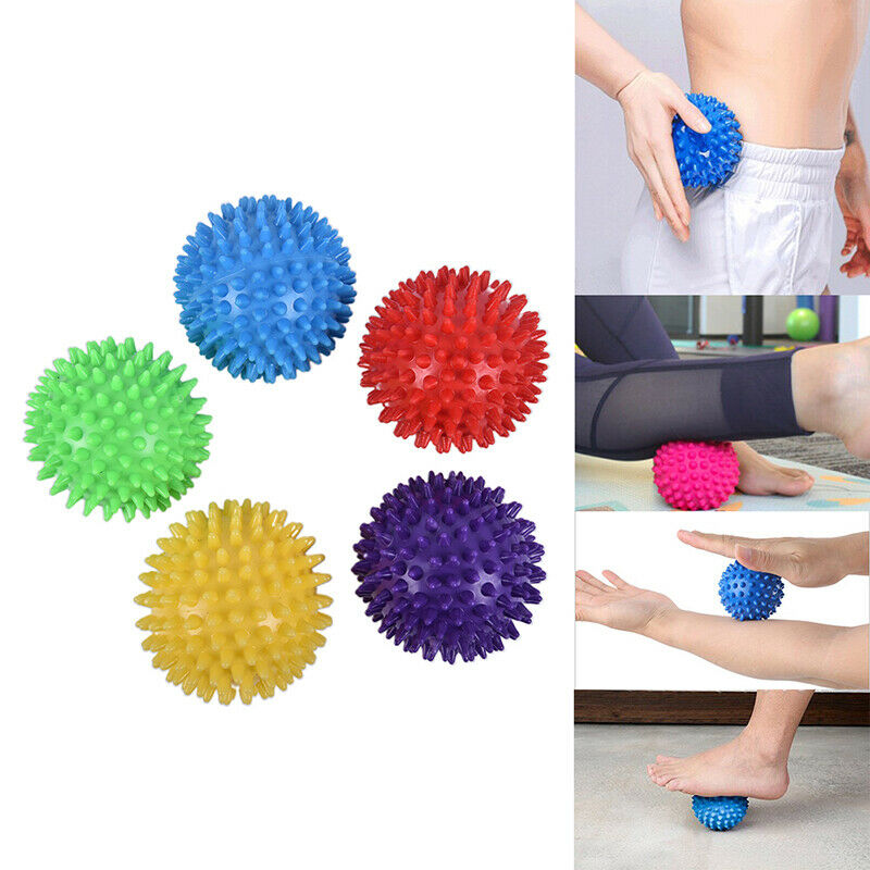 7CM Yoga Massage Ball Spikey Gym Balls Spiky Trigger Point Stress Relief_tiM Qx