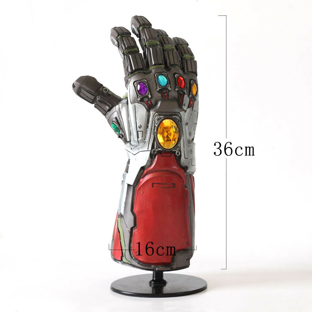 2019 Avengers End Game Iron Man Tony Stark Thanos Gloves Latex Hand Gauntlet