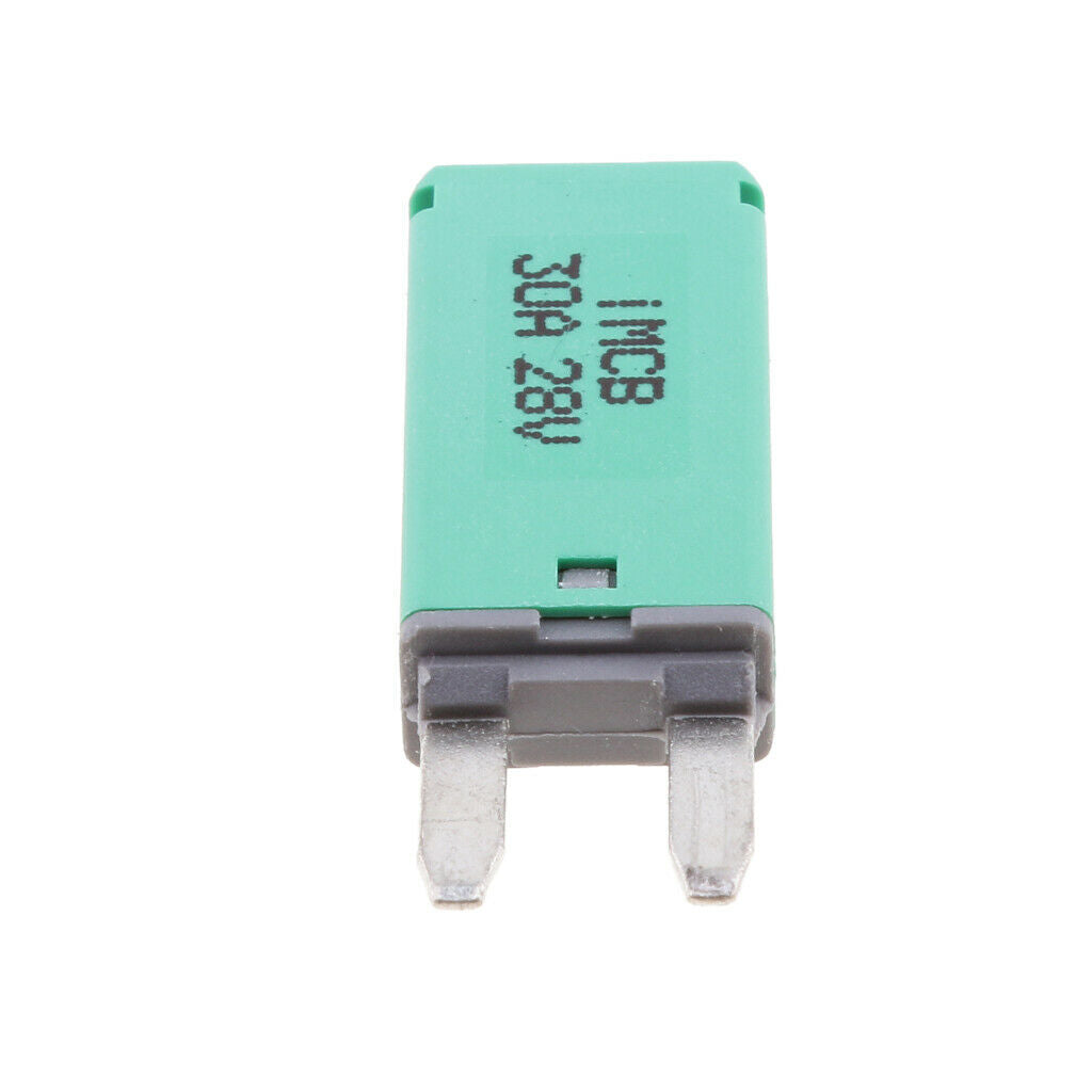 2 Pieces 25A+30A Car ATM Mini  Fuse Kit Circuit Breaker Manual Reset