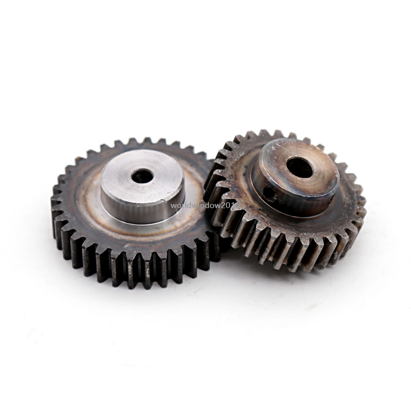 45# Steel Motor Spur Pinion Gear 1.5Mod 35T Outer Dia 55.5mm Bore 8mm x 1Pcs