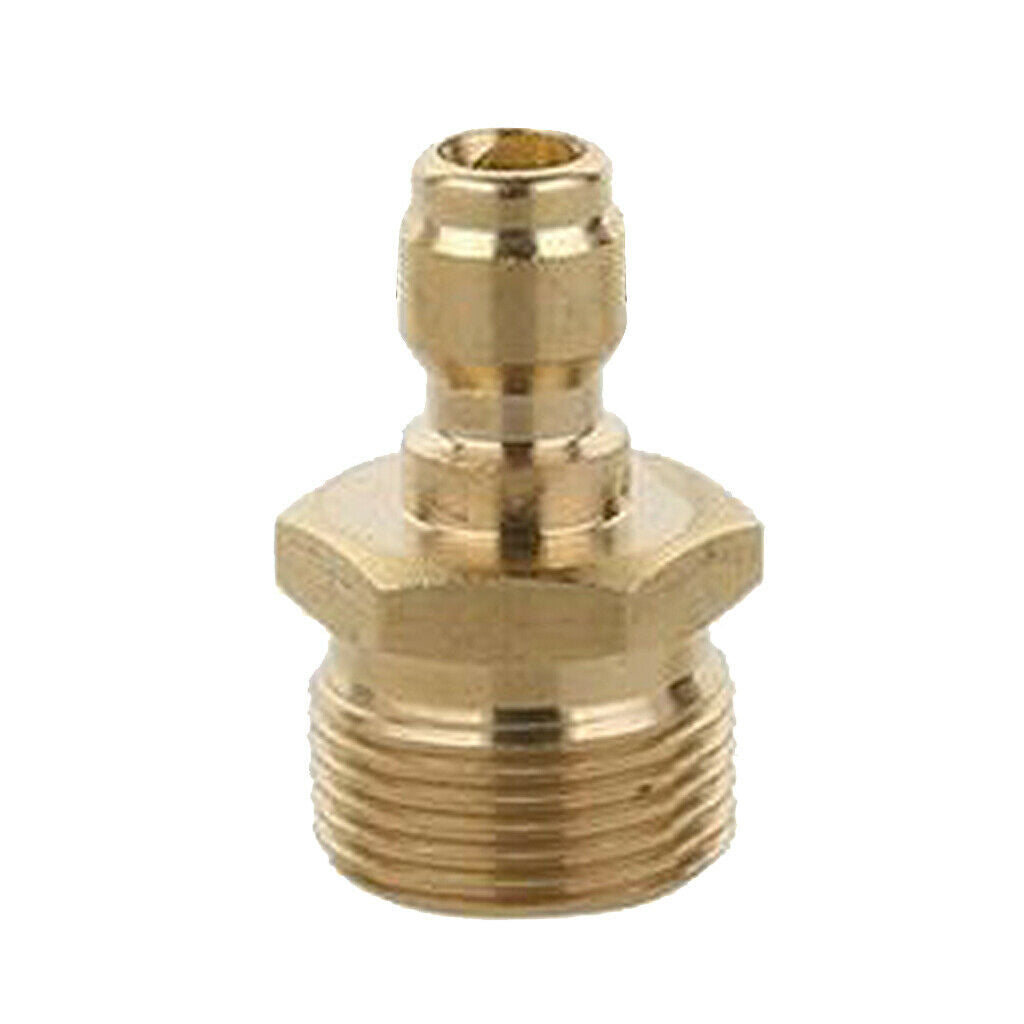 2pcs Brass Quick Connector Coupler Garden Hose Fittings External  M22 x 1.5 Male