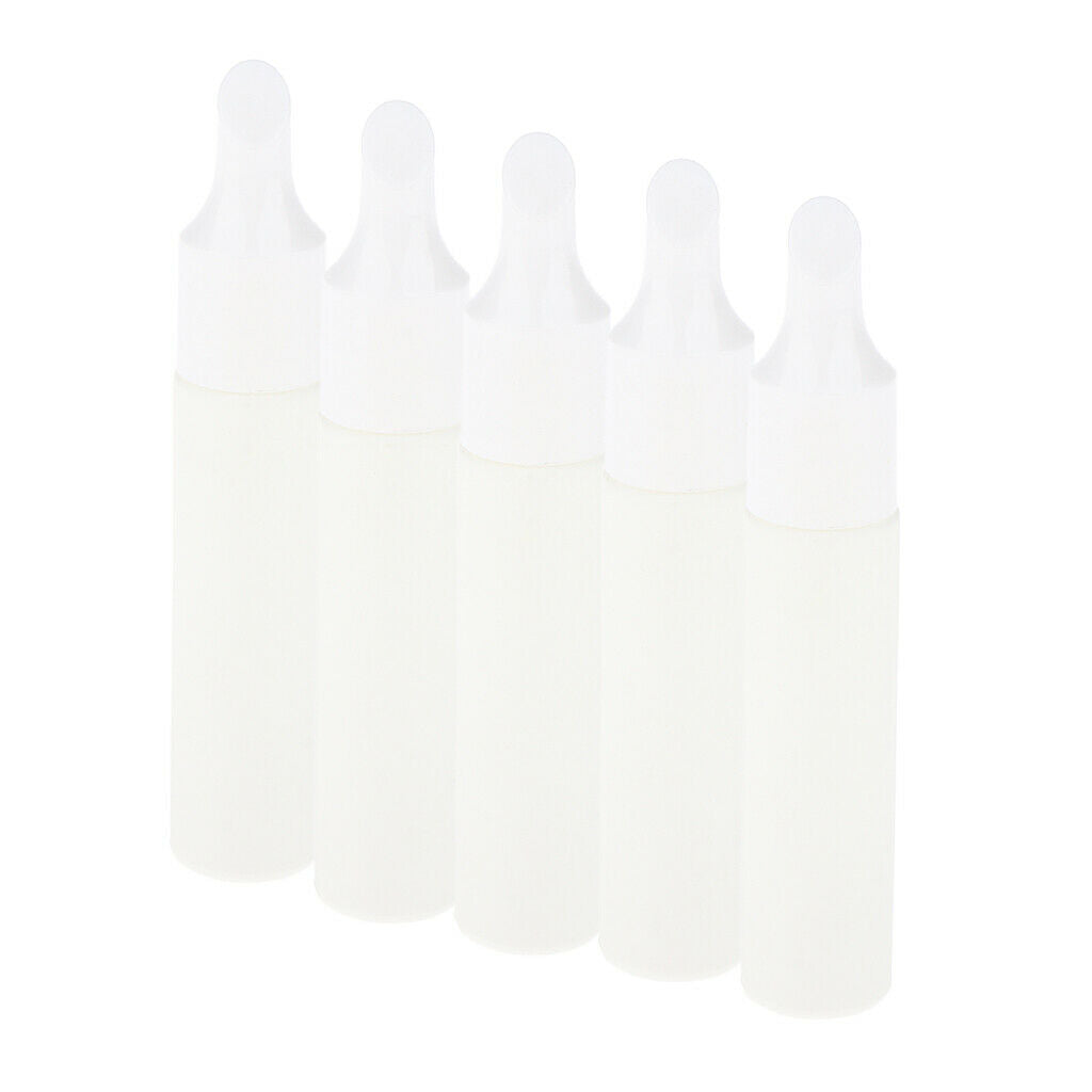 10 Pcs Soft Material Cosmetic Tattoo Color Squeeze Sample Bottle 10ML 15ML