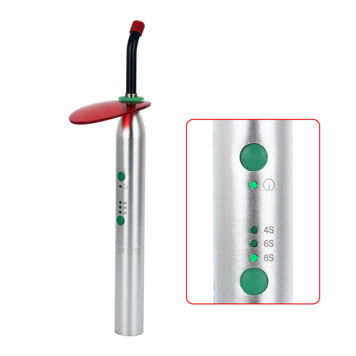 2X Dental Cordless Wireless LED Curing Light Lamp YS-C High Power 2700mw/c㎡