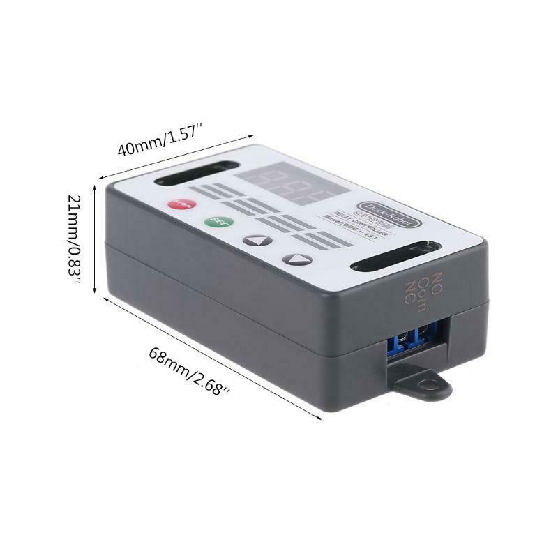 DC 12V Timer Delay Relay Switch Digital LED Display Delay Controller MOS DDC-431