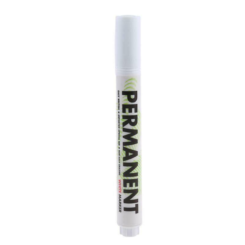White Marker Pen Paint Oil Car Tire Marker Pen Waterproof Paint Graffiti Pen
