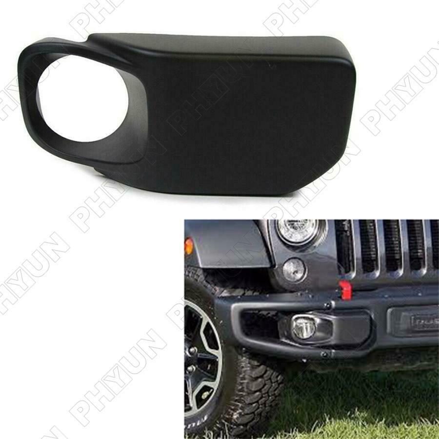 For 2013-2017 JEEP Wrangler Front Bumper Fog Light Lamp Bezel Covers 68231963AA