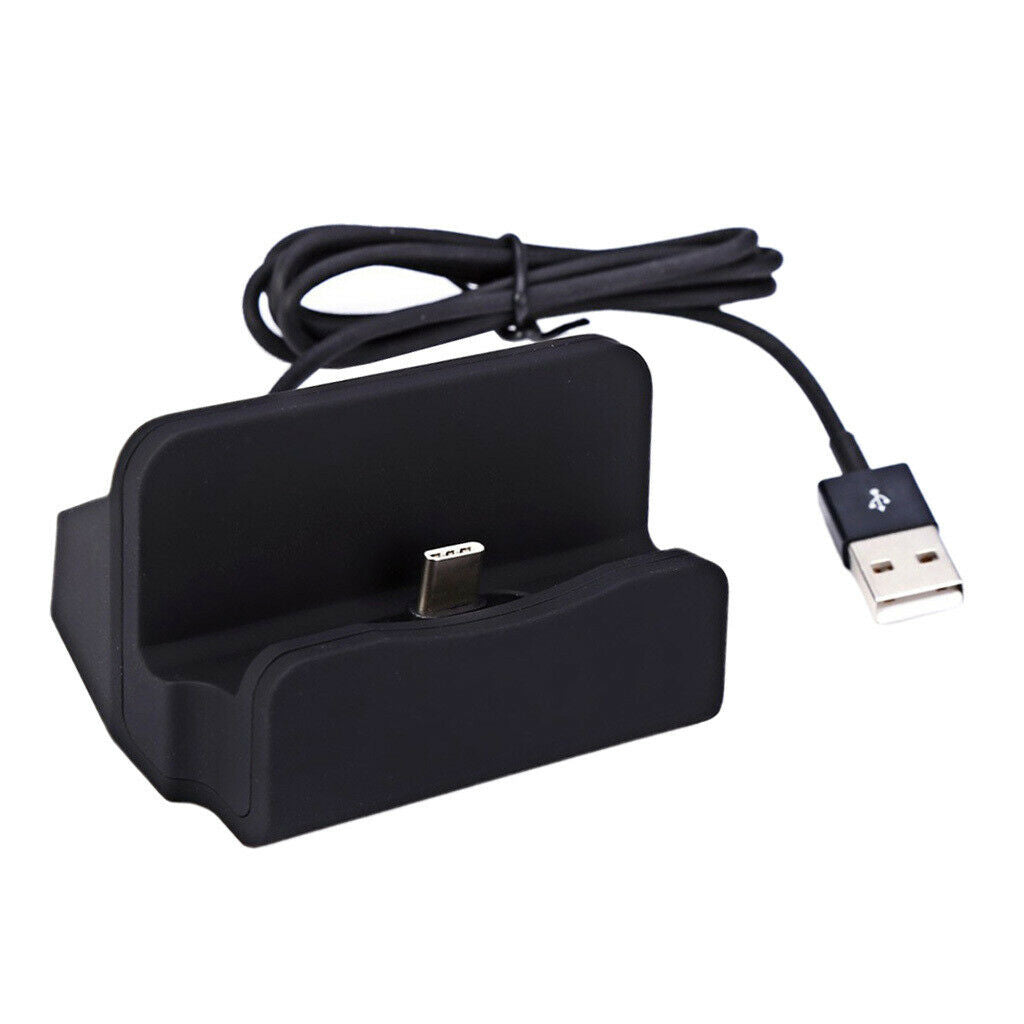 For Mobile Phone Type C Portable Charging + Charging Dock Black Cable