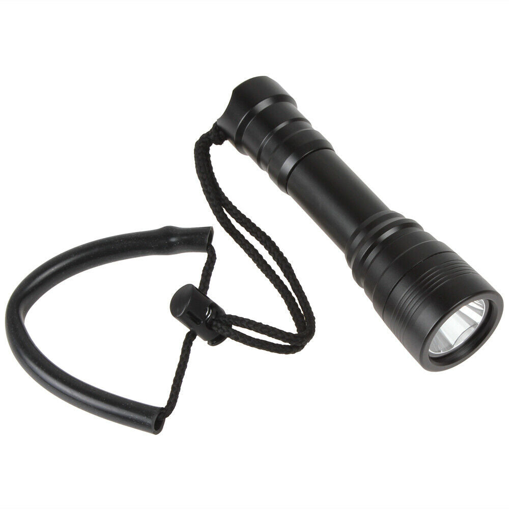 SecurityIng Flash light 1000Lm XM-L2 U2-1A LED IP68 Diving Flashlight Max 150m