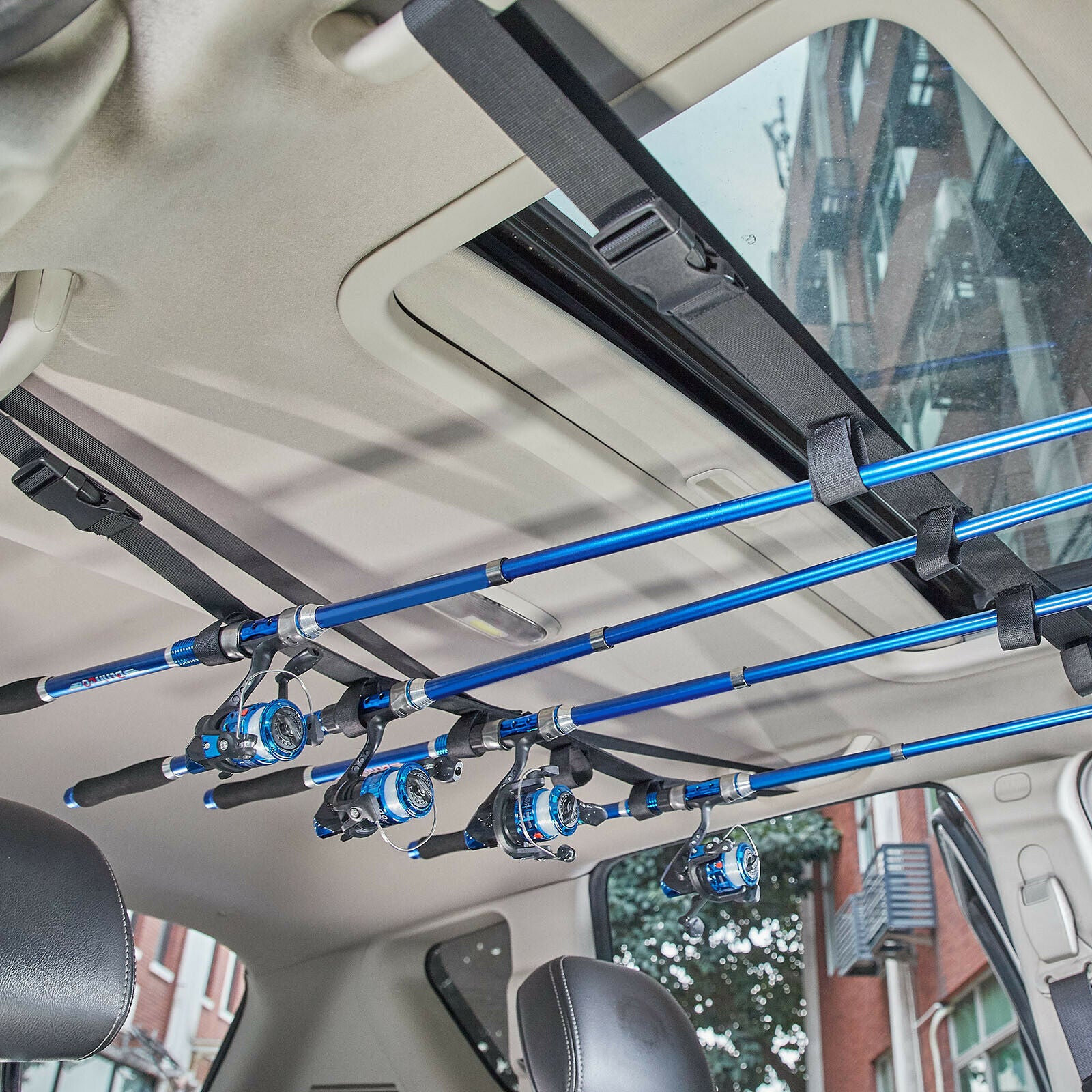 2Pieces Fishing Hook Holder Car Rod Carrier Rod Holder For Car /Truck/ SUV