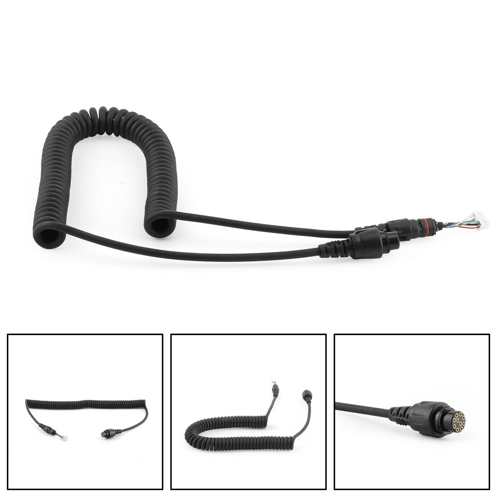 10 Pin Aviation Speaker Mic Cable Fit for Hytera MD780/G MD782U RD982U RD980 B5