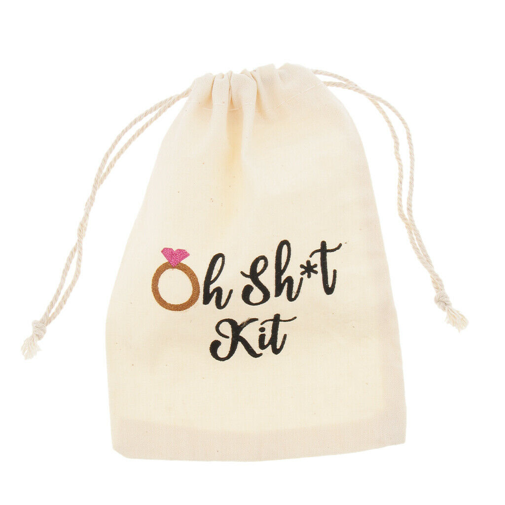 Hangover Kit Bag - 30pcs Drawstring Bag, 4 x 6 Inches Muslin Drawstring Pouch