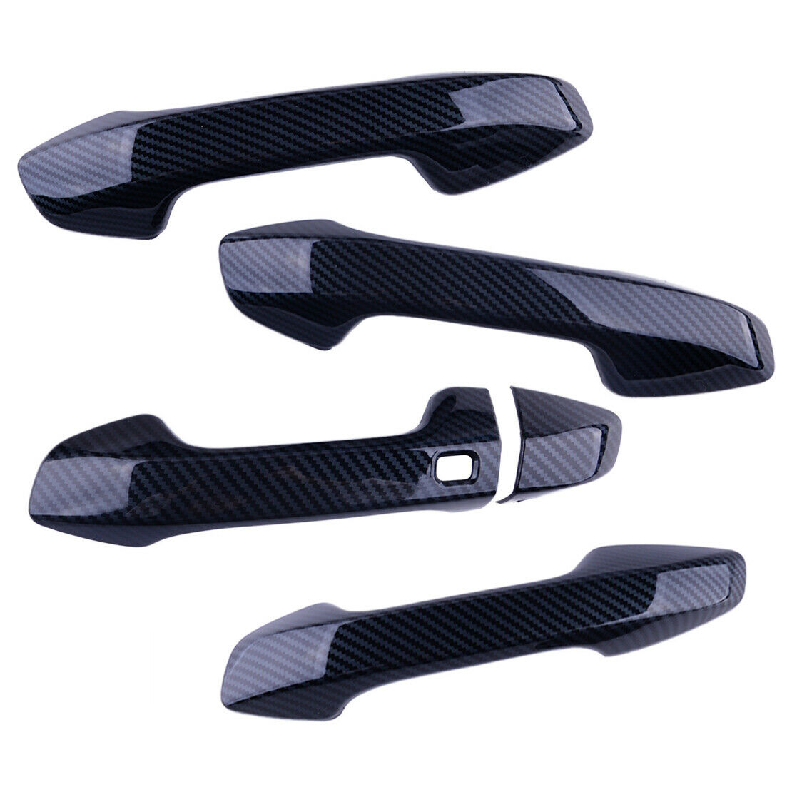 Door Handle Cover Fit For Kia Forte K3 Cerato 19-20 ABS Carbon Fiber Style Trim