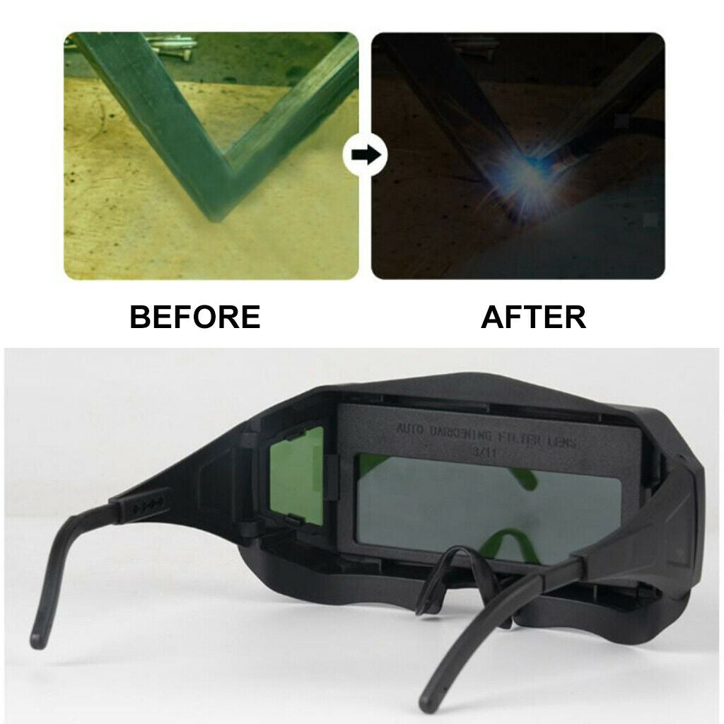1pcs Auto Darkening Welding Helmet Goggle Glasses Protective Eyes Glasses