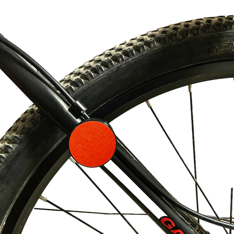 Bike Reflector Tail Light Installation AirTag Tracking Locator Hidden Bracket