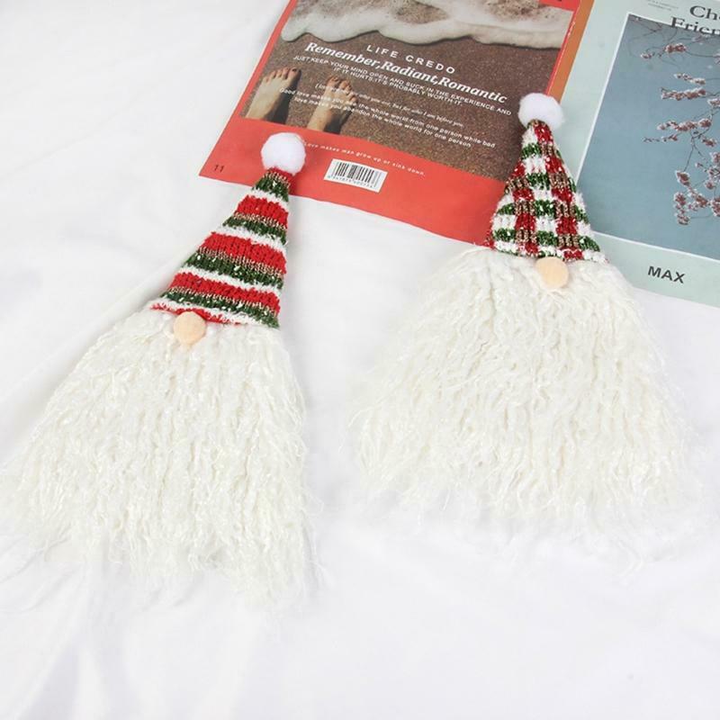 6pcs Christmas Gnome Wine Bottle Cover Handmade Swedish Gnome Wine Bottle Topper