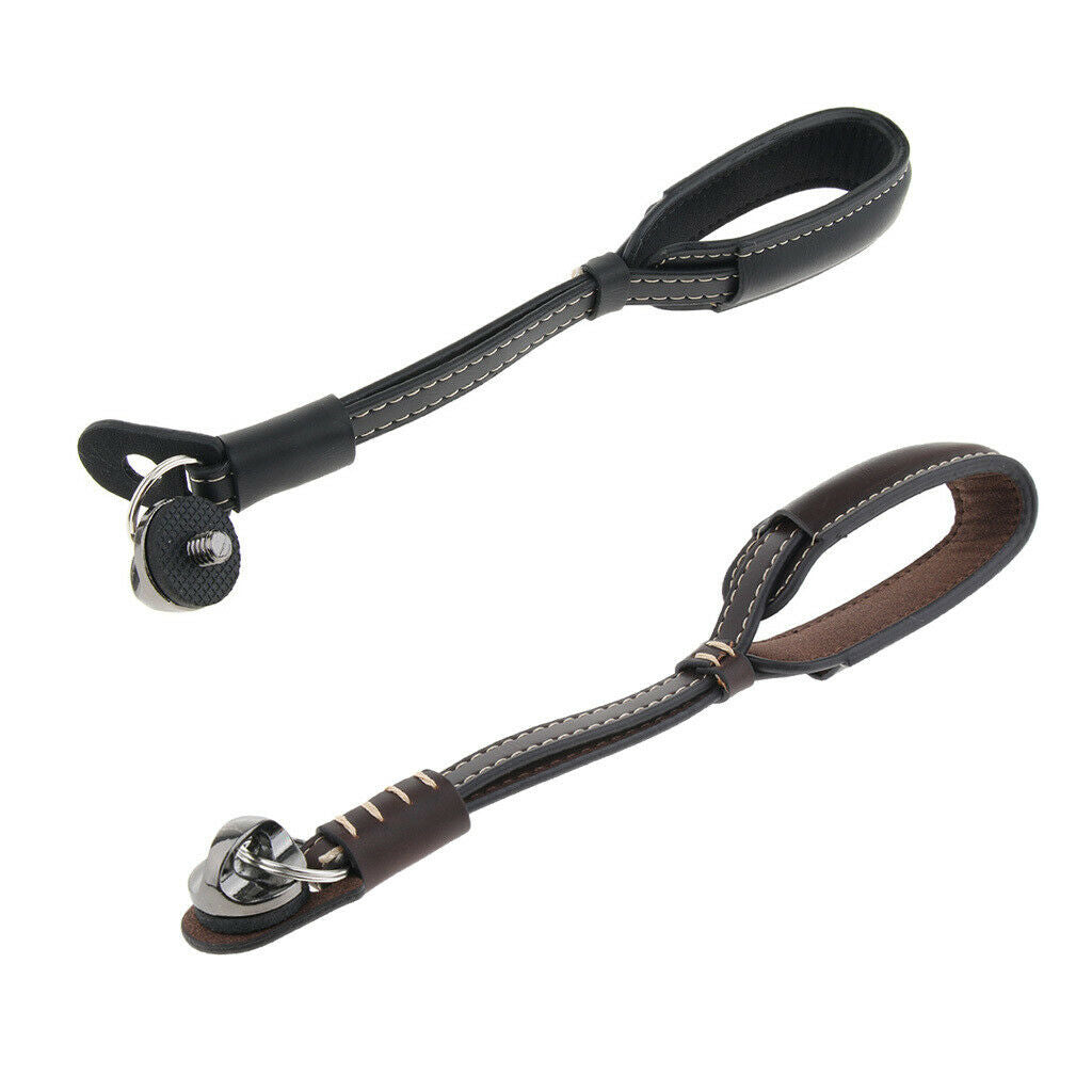 Adjustable PU Leather Lanyard Wrist Strap Belt for DJI OSMO Mobile 2 - Brown