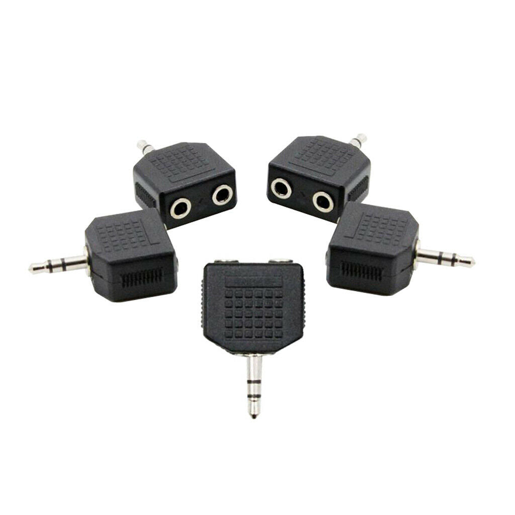 5 Pieces F-41 Audio Output Connector 3.5mm to 3.5mm Audio   Plug