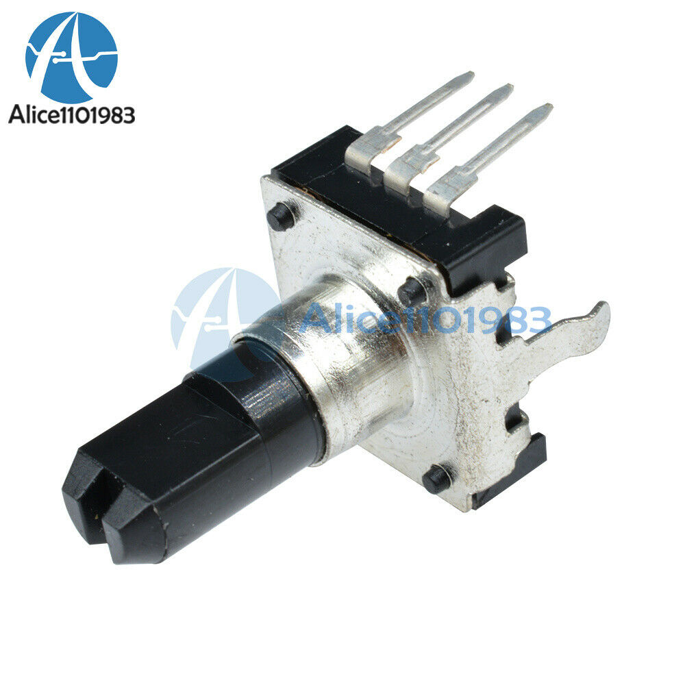 5Pcs Rotary encoder EC12 Audio digital potentiometer 5mm handle