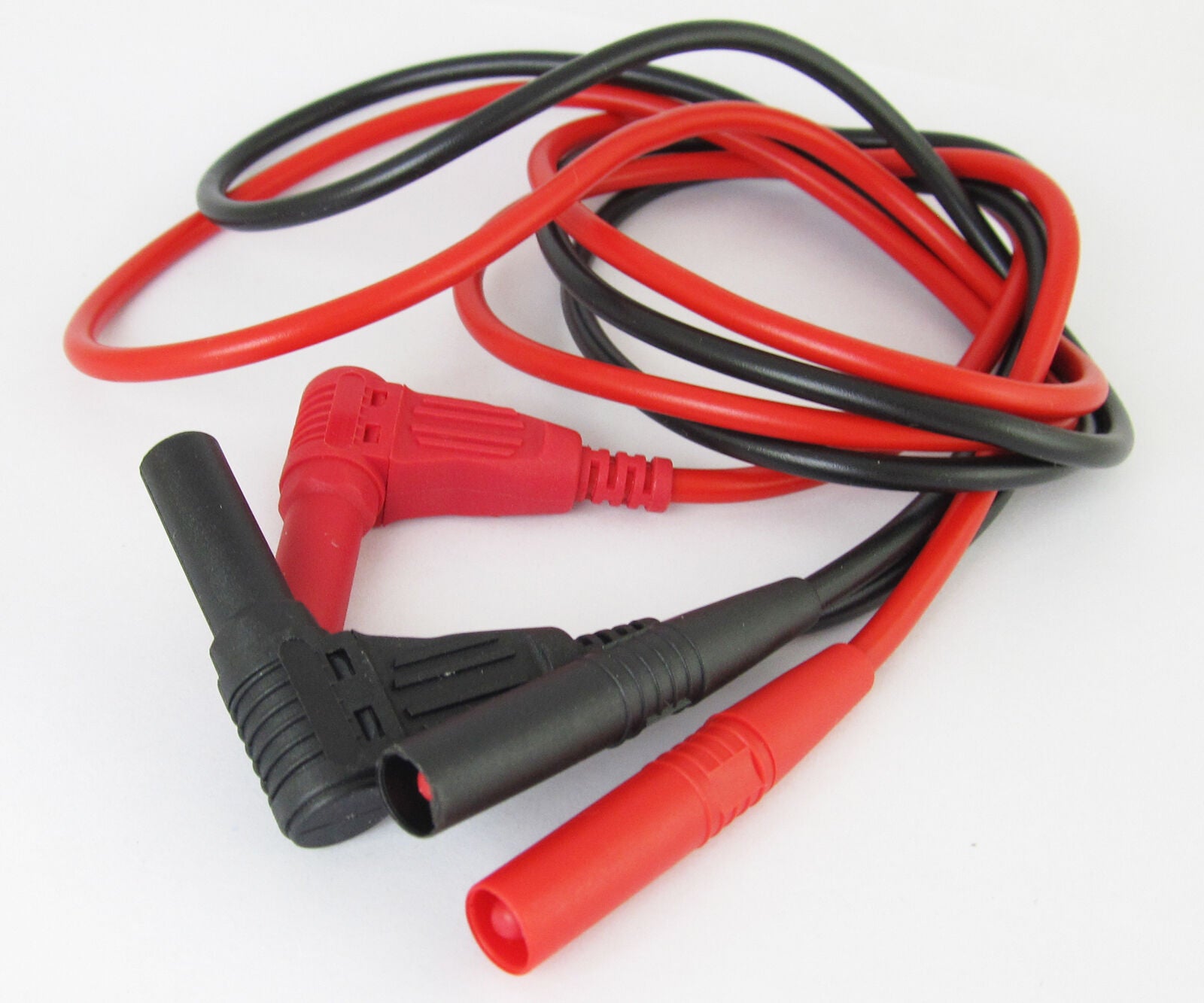 5sets 1M Dual 4mm Insulated Banana Plug Silicon Convert Cable for Multimeter