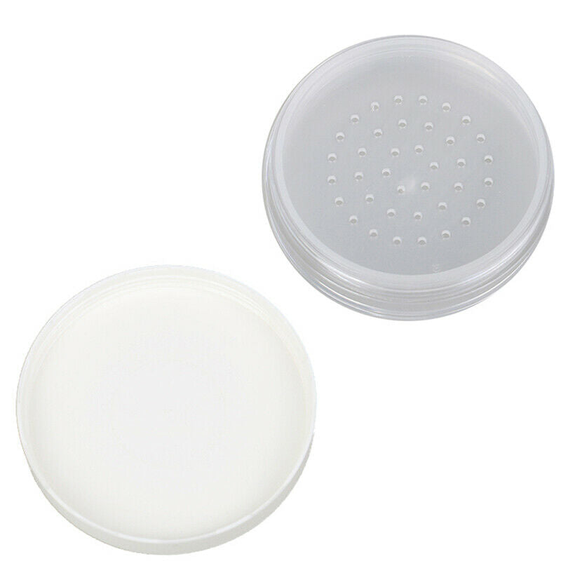 8ml Plastic Empty Loose Box Makeup Cosmetic Container Cosmetic Jar Pot White .DD