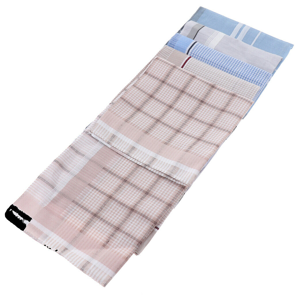 Pack Of 5 Men Women Handkerchiefs 100% Organic Handkerchiefs
